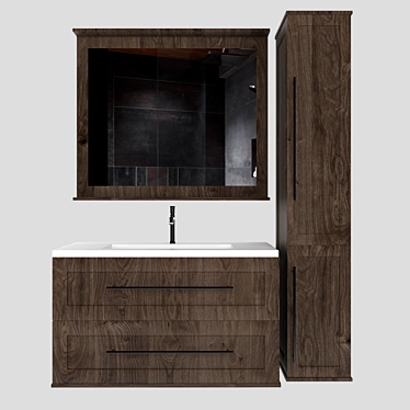 Misty Marta Bathroom Furniture Set 3D model image 1 