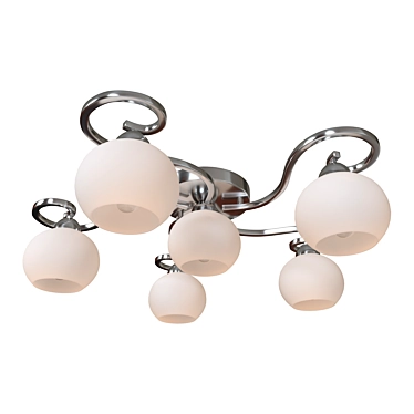 Modern Italian Ceiling Chandelier 3D model image 1 