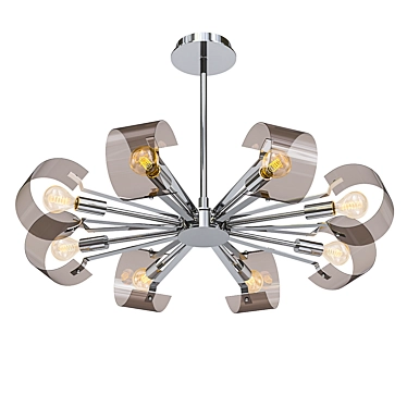 Seona Gray Pendant Light 3D model image 1 