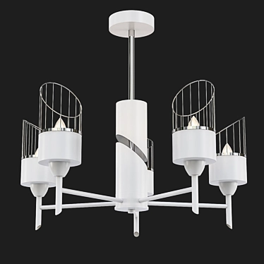 Elegant Lumion Inna Ceiling Chandelier 3D model image 1 