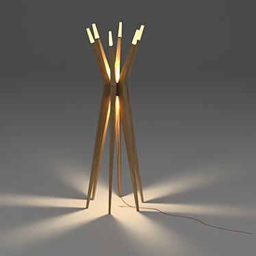 Modern Floor Lamp Shade 3D model image 1 