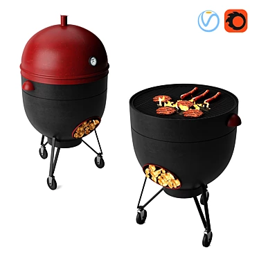 Ultimate Griller: Barbecue 07 3D model image 1 