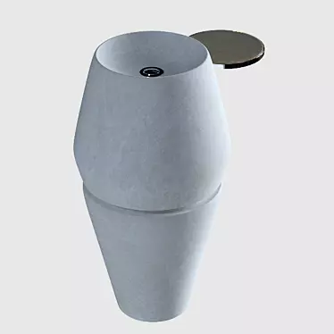 Eternal Stone Freestanding Washbasin 3D model image 1 