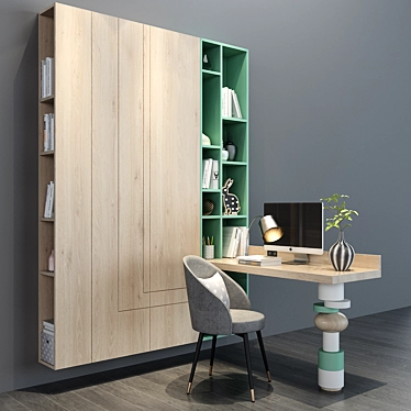 Elegant Home Furniture Set 3D model image 1 