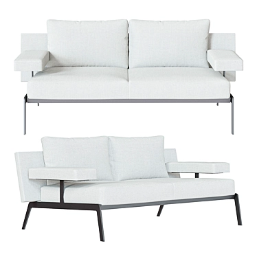 Most Double Sofa - B&T Design 3D model image 1 