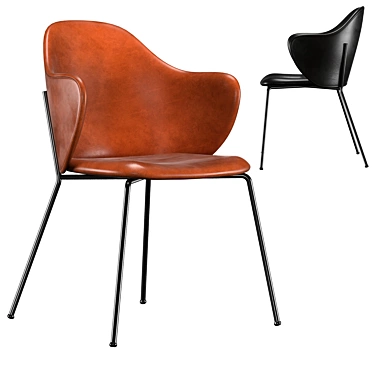 Scandinavian Modern Lassen Chair 3D model image 1 