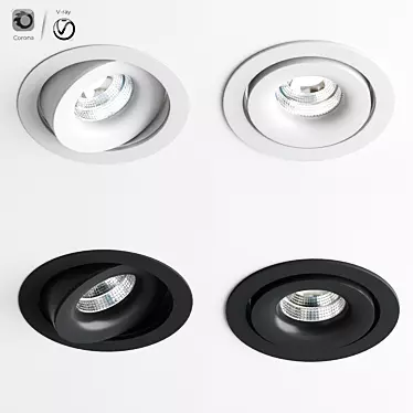 REO OK S1 Celing Spot Light - Versatile Lighting Solution 3D model image 1 