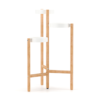 Bamboo Pedestal: Satsumas IKEA 3D model image 1 