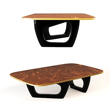 Modern Brabbu Center Table: Chic & Stylish 3D model image 1 