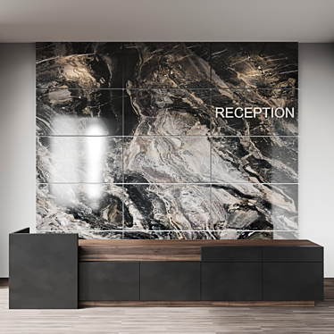 Modern  Reception Desk 3D model image 1 