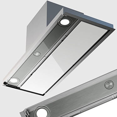 Elica Boxin Plus: Sleek Built-In Hood 3D model image 1 