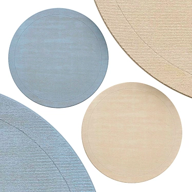 Elegant Round Rugs | No. 018 3D model image 1 