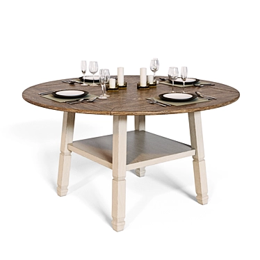 Bolanburg Counter Height Dining Table 3D model image 1 