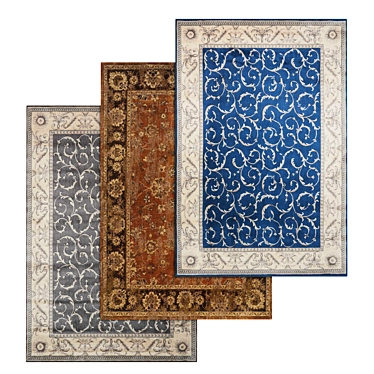 Luxury Carpets Set 924 3D model image 1 