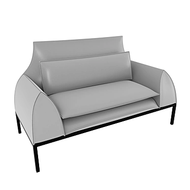 EGO Divan Office - Modern Design and Functional Dimensions 3D model image 1 