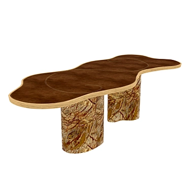 Elegant Stone Sculpture: Slava Kharisov 3D model image 1 