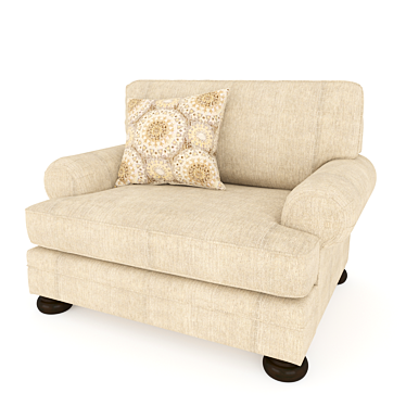 Quarry Hill Chair: Elegant, High-Quality 3D model image 1 
