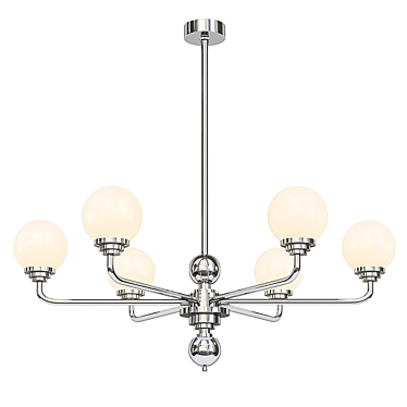 Elegant Abano Chandelier for Perfect Lighting 3D model image 1 