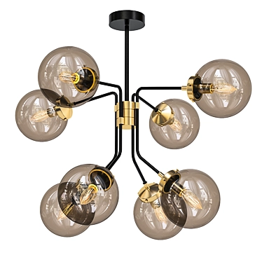 Bistro Ceiling Globe: Elegant Lighting for Your Space 3D model image 1 