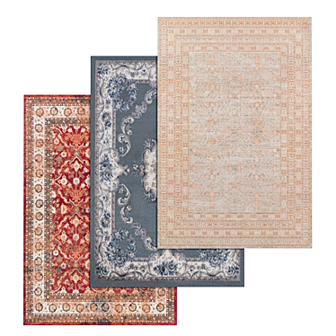 Luxury Carpets Set 3D model image 1 