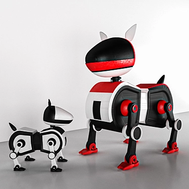 RoboPup: 3D-Printed Robot Dog Toy 3D model image 1 