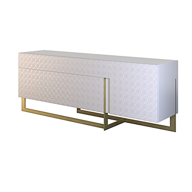 Rugiano BLADE Sideboard: Elegant Storage Solution 3D model image 1 