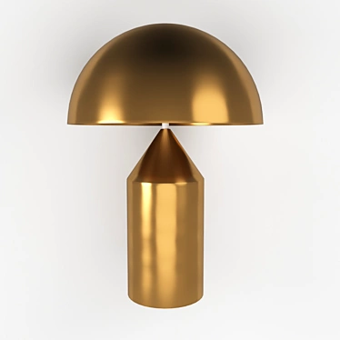 Modern Brass Table Lamp: Atollo 43.121 3D model image 1 