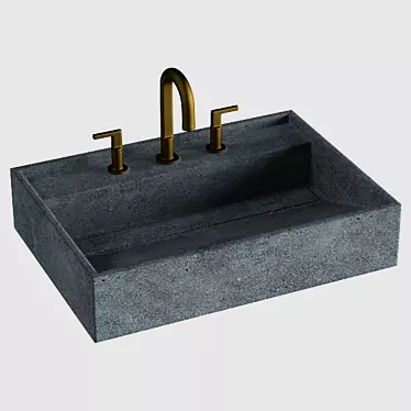 Elegant Hydra Basin by Inalco 3D model image 1 