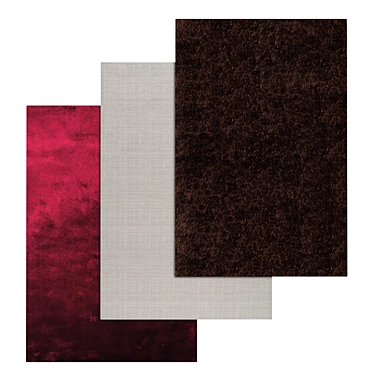 Luxury Rug Set | High-Quality Textures 3D model image 1 