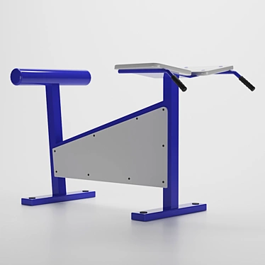  StreetFit Hyperextension Machine 3D model image 1 