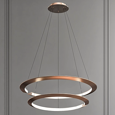 Modern LED Pendant Lamp 3D model image 1 