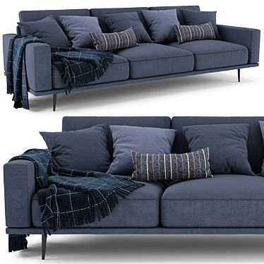 Modern BoConcept Carlton Sofa 3D model image 1 