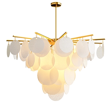 Elegant Nimbus Chandelier 3D model image 1 