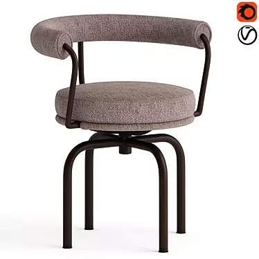 Cassina LC7 Al Fresco Chair 3D model image 1 