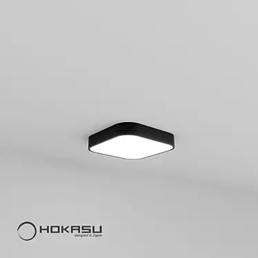 Title: HOKASU Square-R LED Light 3D model image 1 