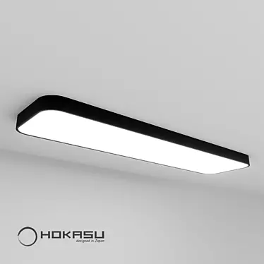 HOKASU Square-R: Bright, Natural, and Even Lighting 3D model image 1 