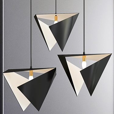 Sleek Aarevalo Pendant Lamp 3D model image 1 