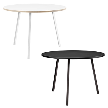 Minimalist Hay Loop Stand Table 3D model image 1 