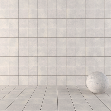 CORE Concrete Tiles Set 3D model image 1 