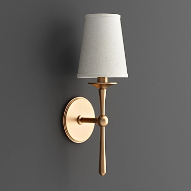  Modernized Classic Sconce 3D model image 1 