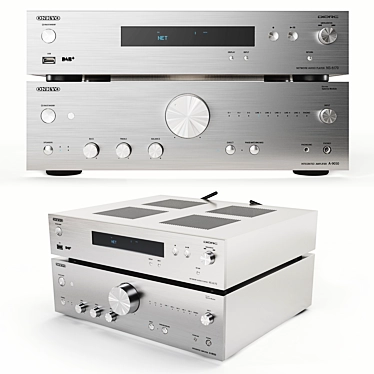 Hi-Fi Powerhouse: Onkyo Stereo Set 3D model image 1 