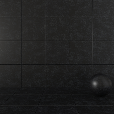 Dark Wind Concrete Wall Tiles 3D model image 1 