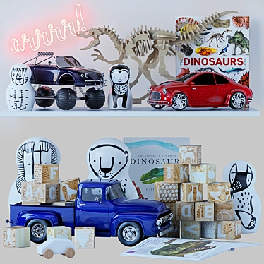 Playtime Adventure: Boys Toy Set 3D model image 1 
