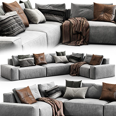 Jesse Daniel Modern Sofa | Composition 6 3D model image 1 