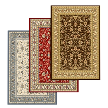 High-Quality Carpet Set with Variations 3D model image 1 