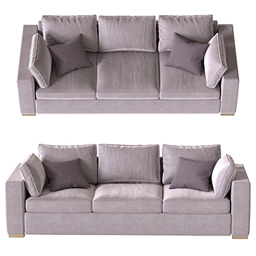 Modern Viven Sofa: Elegant Comfort 3D model image 1 