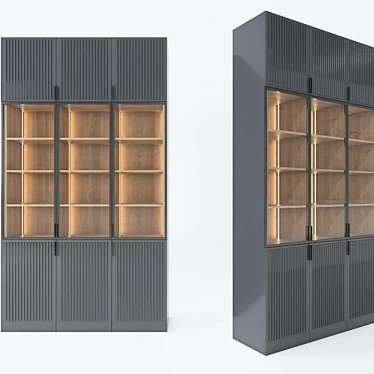 Sleek Modern Cabinet 3D model image 1 