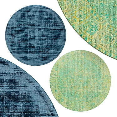 Stylish Circle Rugs | No. 022 3D model image 1 