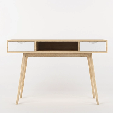 Fjord Kids' Desk: Stylish and Functional 3D model image 1 