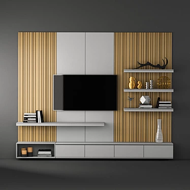 Modern TV Stand - Sleek Design 3D model image 1 